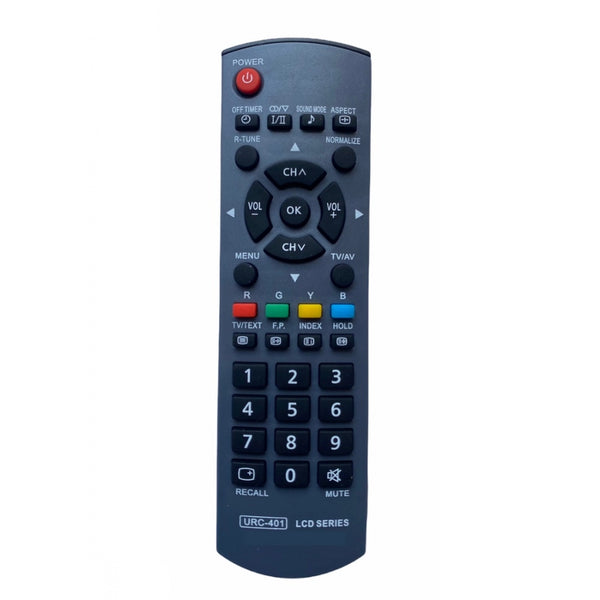LCD_LED Remote No. URC 401, Compatible With PANASONIC LCD_LED TV Remote Control _Old Remote Functions Must Be Exactly Same (Color:Multi)