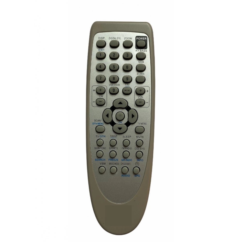 Crt TV Remote No. 115, Compatible With Onida TV Remote Control_Old Remote Functions Must Be Exactly Same (Color:Multi)