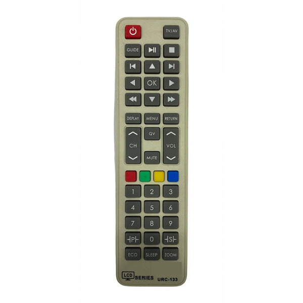 LCD_LED Remote No. URC 133, Compatible With SANSUI LCD_LED TV Remote Control_Old Remote Functions Must Be Exactly Same (Color:Multi)