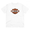 Men's PC Cotton Bike Ride Design Printed T Shirt (Color: White, Thread Count: 180GSM)