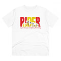 Men's PC Cotton Bike Ride Design Printed T Shirt (Color: White, Thread Count: 180GSM)