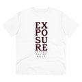 Men's PC Cotton Exposure Printed T Shirt (Color: White, Thread Count: 180GSM)