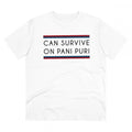 Men's PC Cotton Quotes Printed T Shirt (Color: White, Thread Count: 180GSM)
