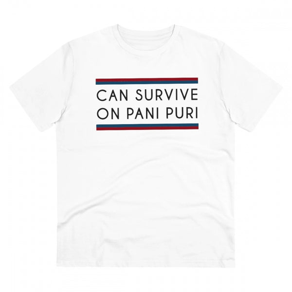 Men's PC Cotton Quotes Printed T Shirt (Color: White, Thread Count: 180GSM)
