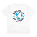 Men's PC Cotton Explore The Unseen Printed T Shirt (Color: White, Thread Count: 180GSM)