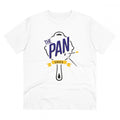 Men's PC Cotton The Pan Pubg Printed T Shirt (Color: White, Thread Count: 180GSM)