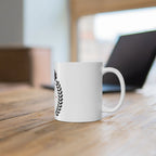 Ceramic 19th Anniversary Printed Coffee Mug (Color: White, Capacity:330ml)