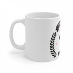 Ceramic 13th Anniversary Printed Coffee Mug (Color: White, Capacity:330ml)