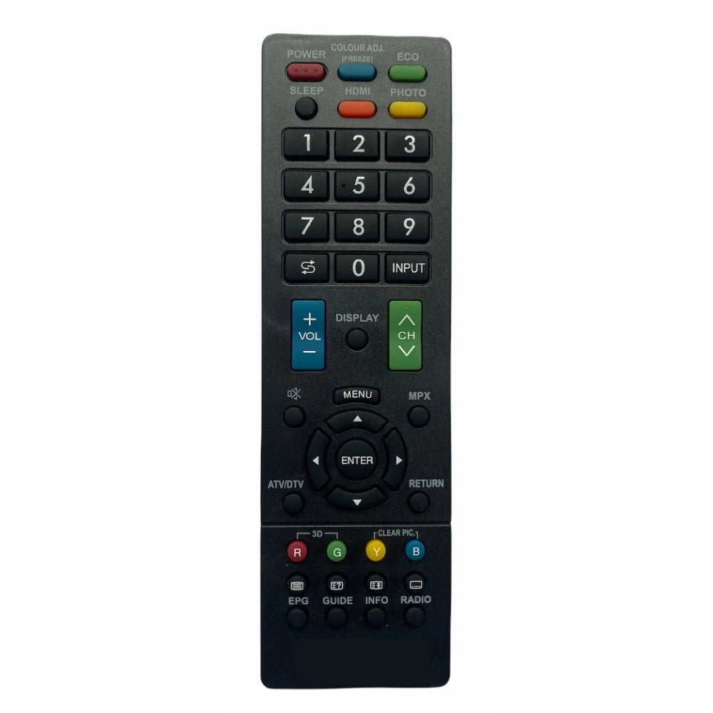 LCD/LED Remote, Compatible with Sharp LCD/LED TV Remote Control (Exactly Same Remote will Only Work)