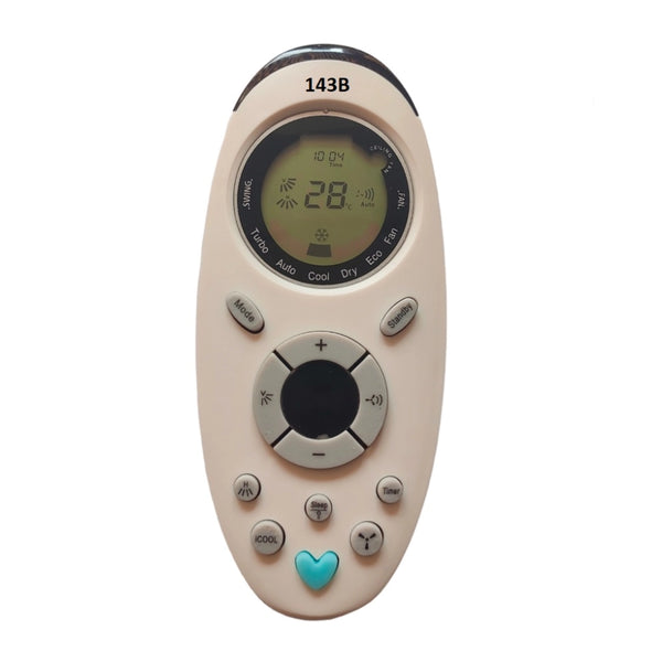 Remote No.143(B), Compatible with Onida AC Remote Control (Exactly Same Remote will Only Work)
