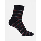 5 Pairs Men's Casual Cotton Blended Printed Mid-Calf length Socks (Assorted)