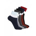 5 Pairs Men's Casual Cotton Blended Solid Ankle length Socks (Assorted)