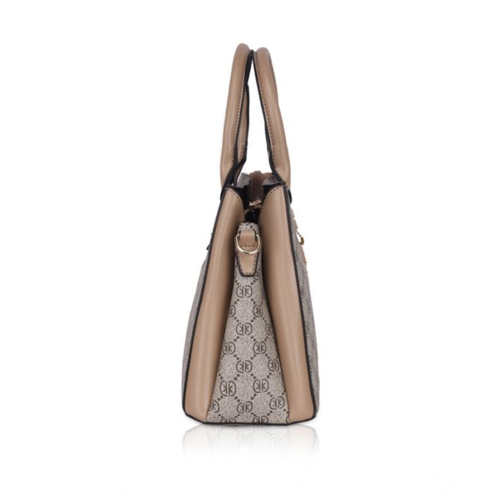 Women's Faux Leather Printed Handbag (Hilver)