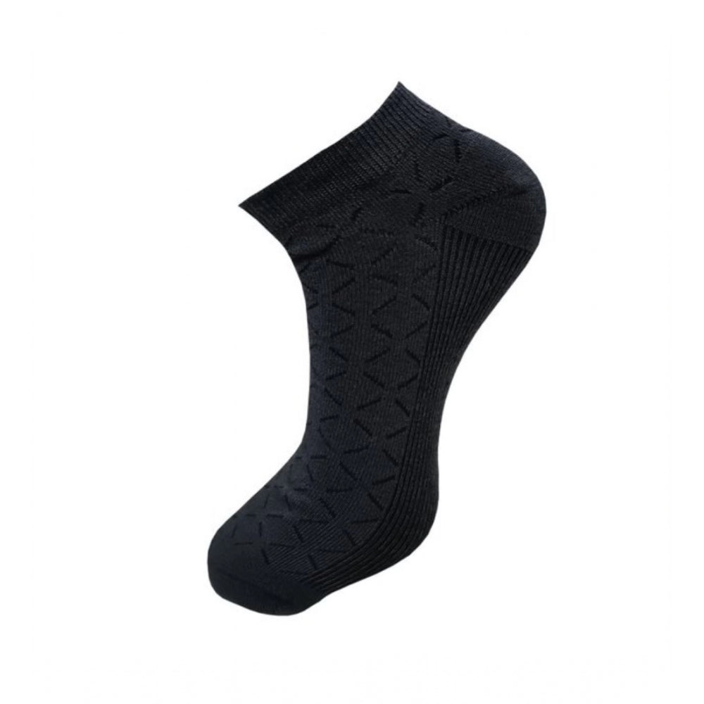 3_Pair Set Unisex Casual Cotton Printed Ankle Length Socks (Multicolor)