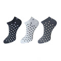 3_Pair Set Unisex Casual Cotton Printed Ankle Length Socks (Multicolor)
