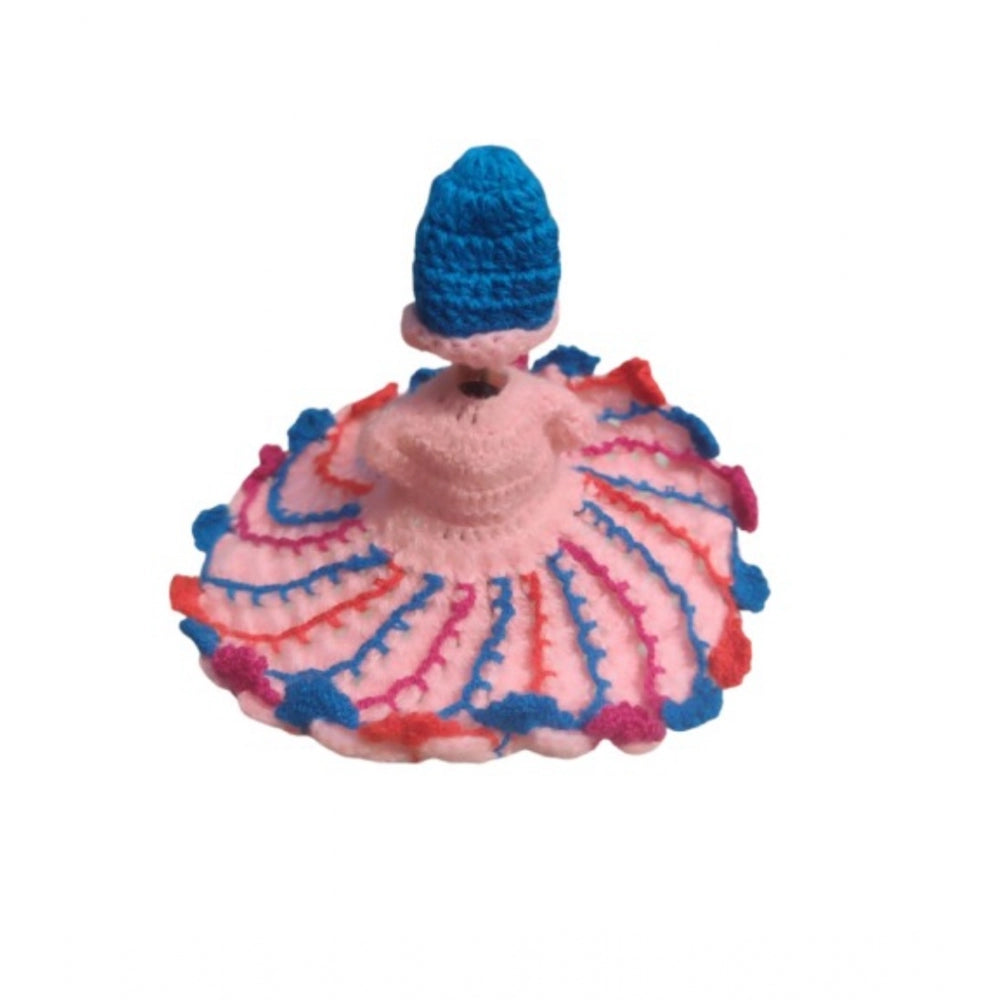 Laddu Gopal Tharad Dress Size: 0 To 6 (Baby Pink)