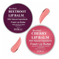 Unisex Herbal Dark And Chapped Lips Beetroot Cherry Lip Balm Pack Of 2 (20gm)