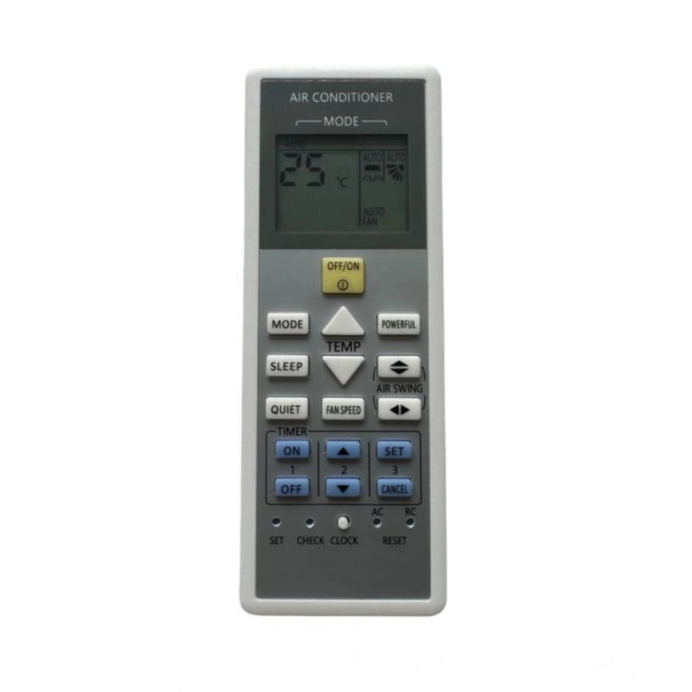 AC Remote No. 157B Compatible-Replacement for Panasonic AC Remote Control (Grey)