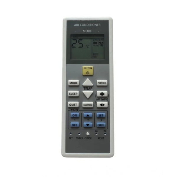 AC Remote No. 157B Compatible-Replacement for Panasonic AC Remote Control (Grey)