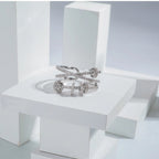 Stainless Steel Silver High-quality Freesize Ring (Silver Plated)