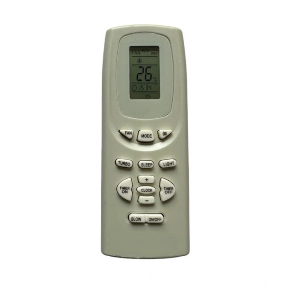 AC Remote No.19A No Backlight Godrej AC Remote Control (White)