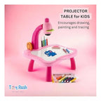 Plastic Drawing Projector Table For Kids (Multicolor )