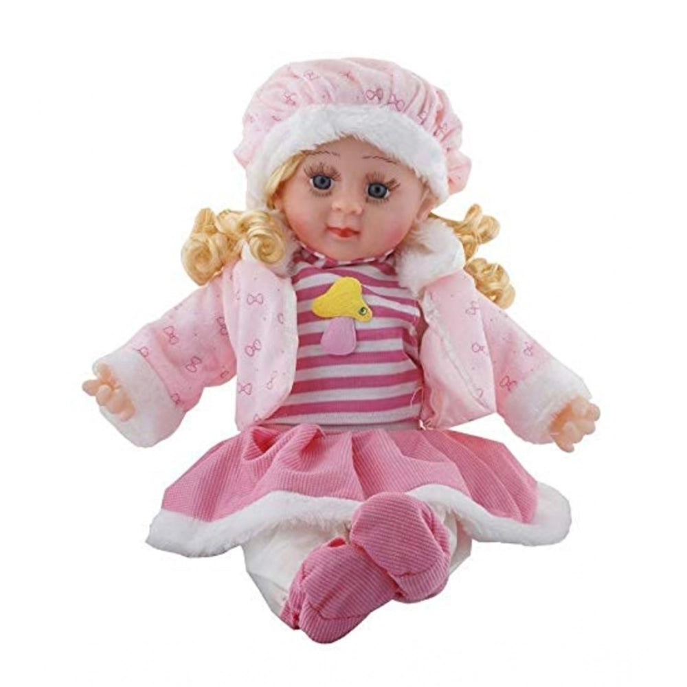Plastic Singing Songs And Poem Baby Girl Doll (Multicolor )