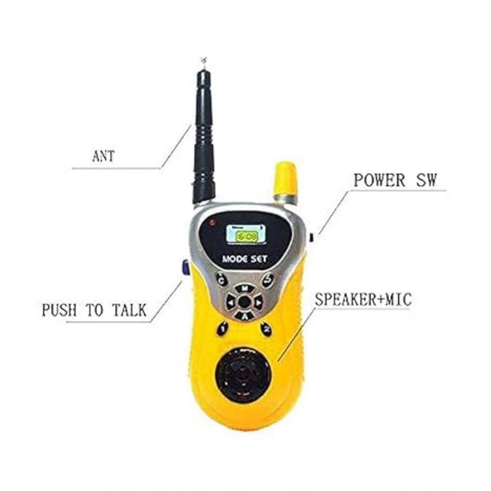Plastic Walkie Talkie For Kids 2 Way Radio Toy (Multicolor )