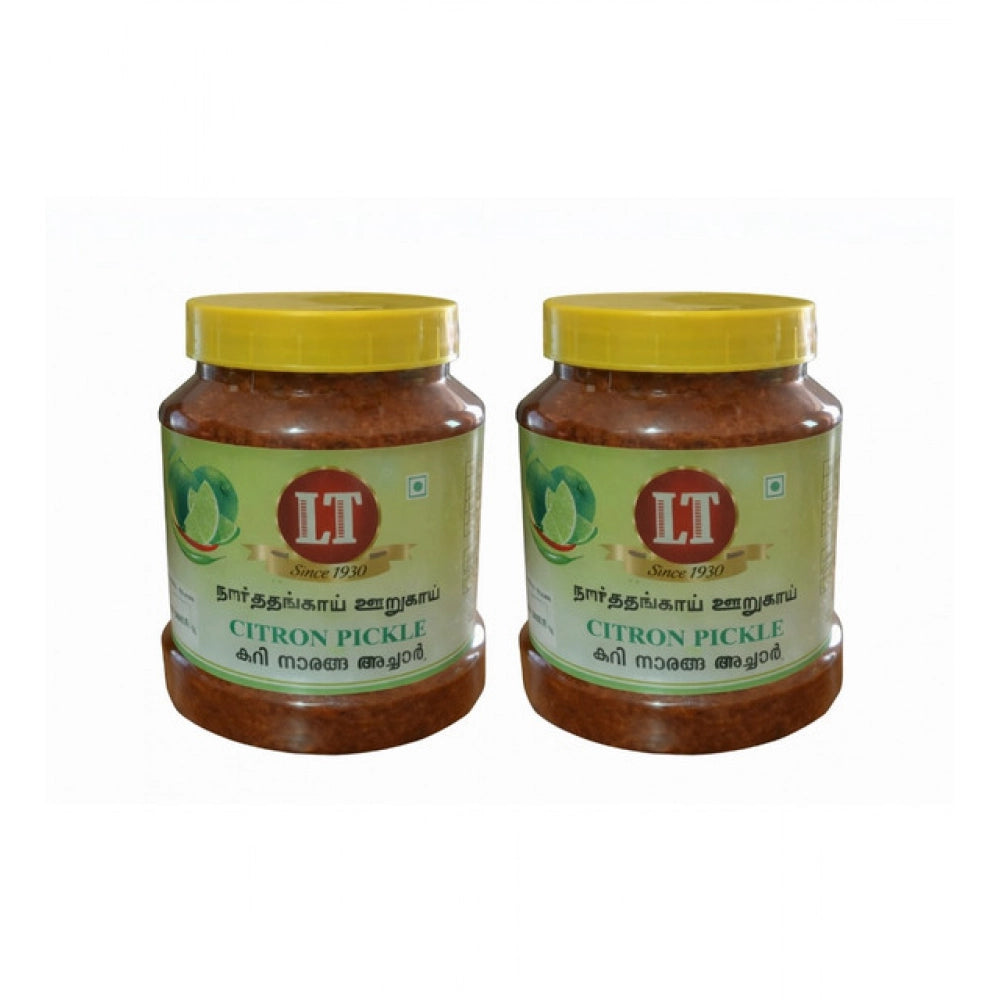 Pack of_2 500GM LT Citron Pickle Traditional Digestive Side Dish (Red)