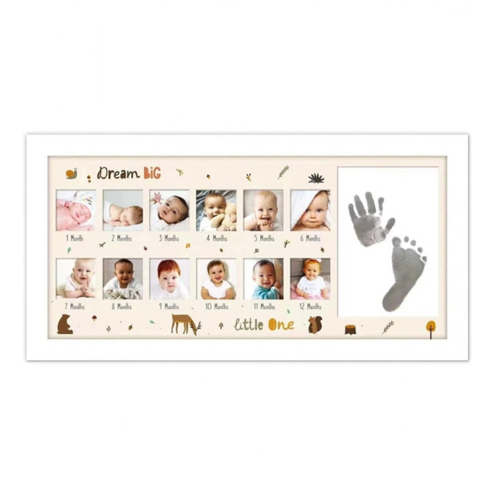 Acrylic Footprint Hand Printbaby Photo Frame Ink Pad Photo Frame (Multicolor)