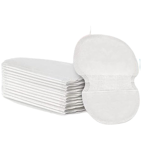Pack of 2 Sweat Pads(10 pieces set, white)