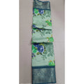 Women's Digital Dolla Silk Printed Saree With Unstitched Blouse 5.5Mtr (Green)