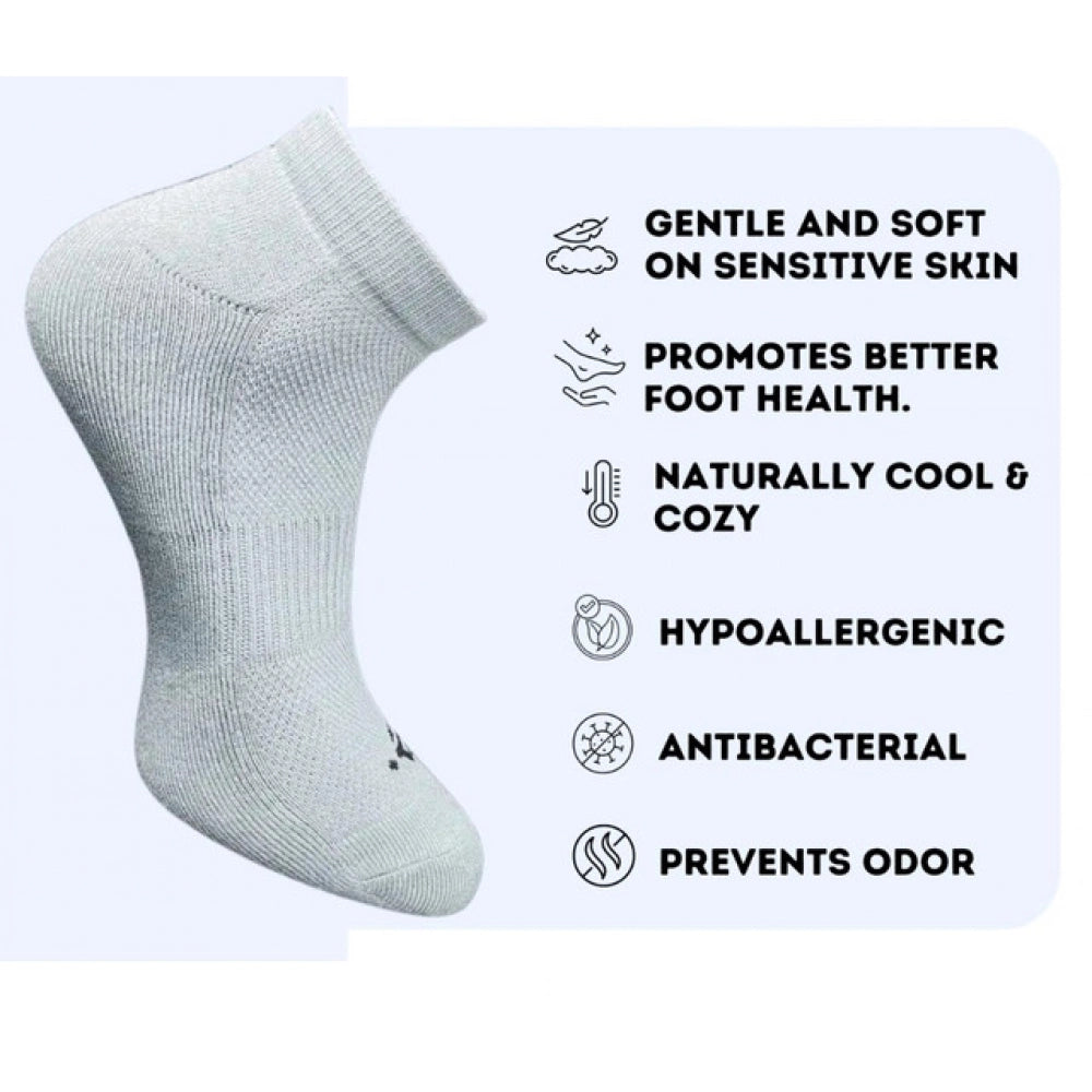 3_Pair Set Unisex Casual Cotton Printed Low Cut Socks (Multicolor)