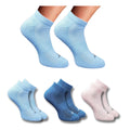 3_Pair Set Unisex Casual Cotton Printed Low Cut Socks (Multicolor)