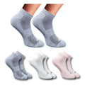 3_Pair Set Unisex Casual Cotton Printed Low Cut Socks (Multicolor)