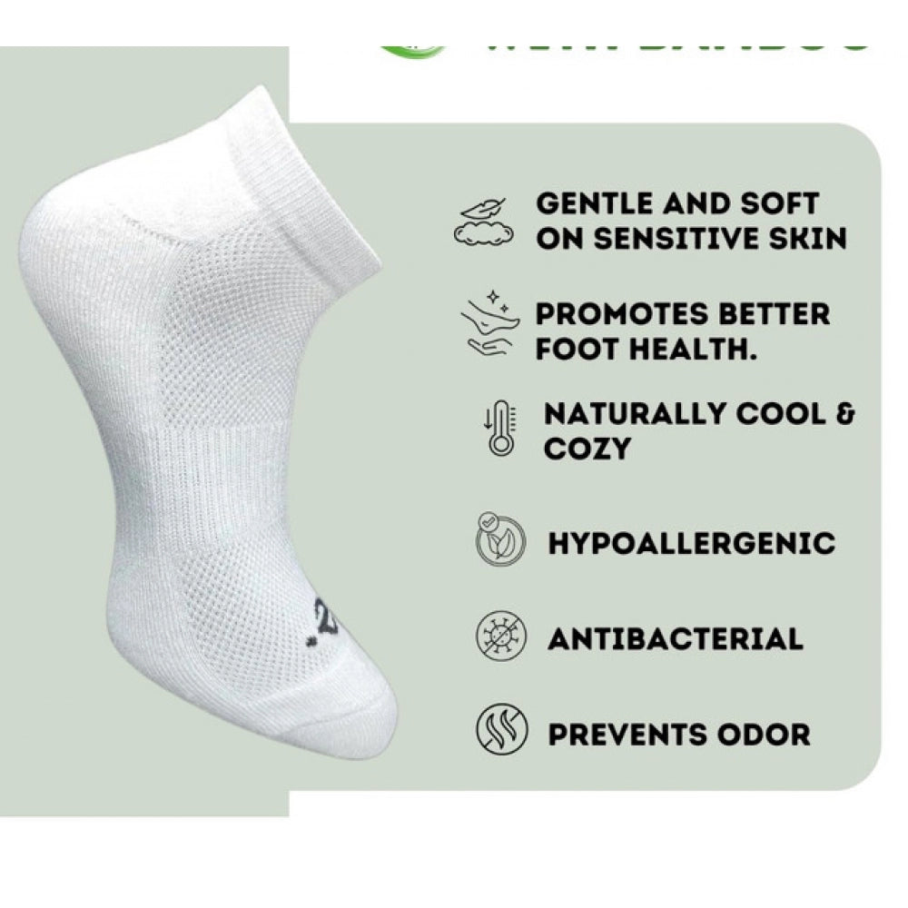 3_Pair Set Unisex Casual Cotton Printed Low Cut Socks (Multicolor)