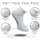 3_Pair Set Unisex Casual Cotton Printed Low Cut Socks (Multicolor)