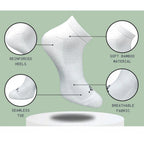 3_Pair Set Unisex Casual Cotton Printed Low Cut Socks (Multicolor)
