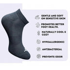 3_Pair Set Unisex Casual Cotton Printed Low Cut Socks (Multicolor)