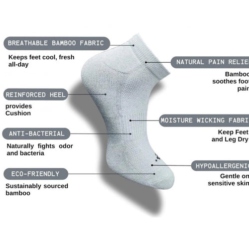 3_Pair Set Unisex Casual Cotton Printed Low Cut Socks (Multicolor)