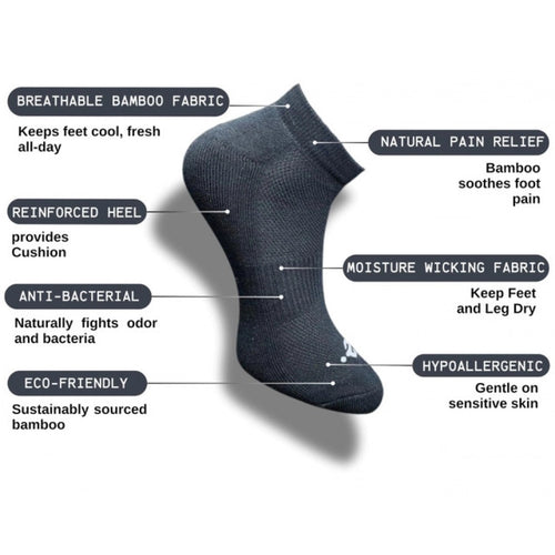3_Pair Set Unisex Casual Cotton Printed Low Cut Socks (Multicolor)