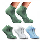 3_Pair Set Unisex Casual Cotton Printed Low Cut Socks (Multicolor)