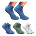 3_Pair Set Unisex Casual Cotton Printed Low Cut Socks (Multicolor)