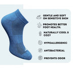 3_Pair Set Unisex Casual Cotton Printed Low Cut Socks (Multicolor)