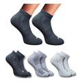 3_Pair Set Unisex Casual Cotton Printed Low Cut Socks (Multicolor)