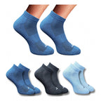 3_Pair Set Unisex Casual Cotton Printed Low Cut Socks (Multicolor)