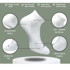 3_Pair Set Unisex Casual Cotton Printed Low Cut Socks (Multicolor)