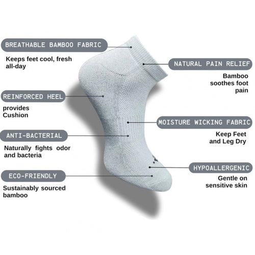 3_Pair Set Unisex Casual Cotton Printed Low Cut Socks (Multicolor)
