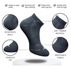 3_Pair Set Unisex Casual Cotton Printed Low Cut Socks (Multicolor)