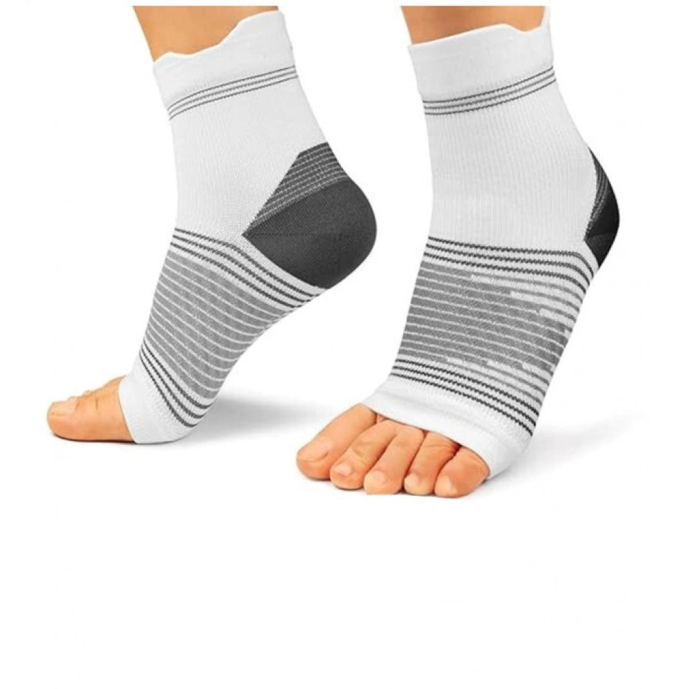 3_Pair Set Unisex Casual Cotton Printed Ankle Length Support Socks (Multicolor)